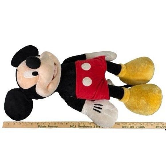 Disney Store Mickey & Minnie Mouse 28 Inch X-Large Plush Stuffed Animal Toys - Picture 9 of 16